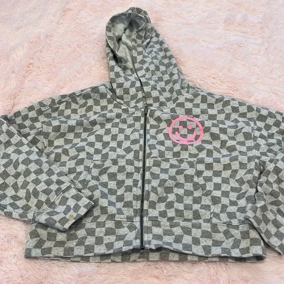 Old navy checkered hoodie