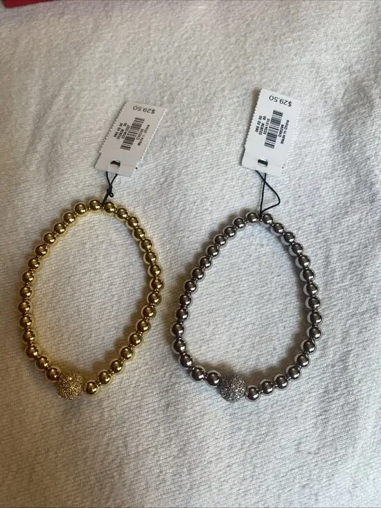 Set Of 2 Talbots Bracelets NWT - 1 Gold 1 Silver