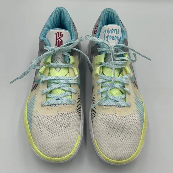 Nike Kyrie Flytrap 5 1 World‎ 1 People White Lime Glow CZ4100-102 Mens 6.5