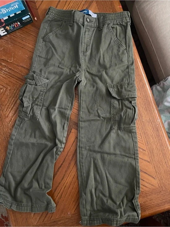 Old Navy Kids Olive Green Cargo Pants