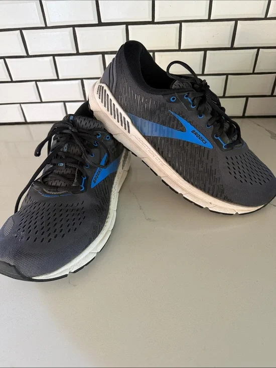 Brooks Men’s Addiction GTS 15 Blk/Bl Supportive Running Shoes, Sz 11 EXTRA WIDE