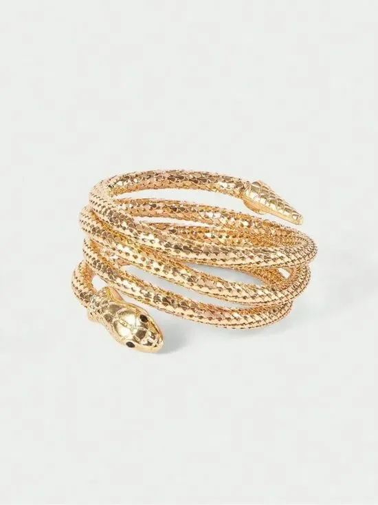Snake Coil Wrap necklace M1878