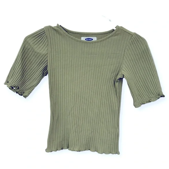 Old Navy Girls Ribbed‎ Shirt Size S6-7