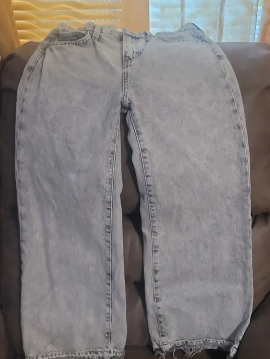 Old Navy Girl's high-rise baggy wide-leg jeans