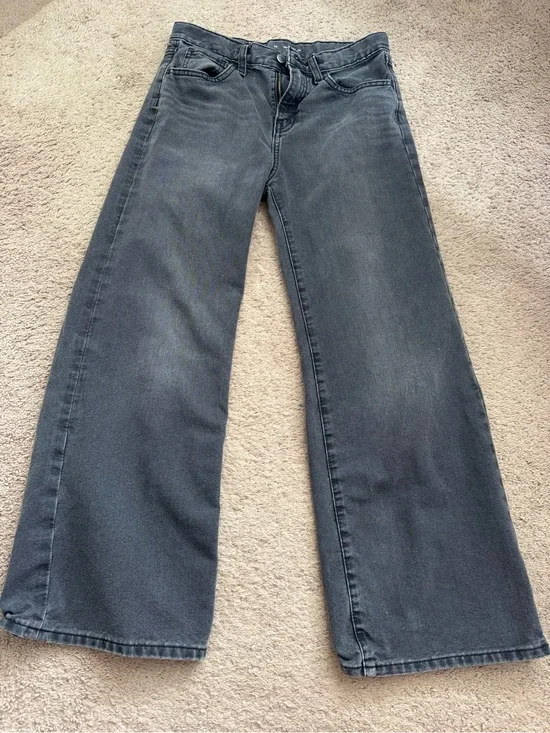 Old Navy Kids Wide Leg Jeans in Charcoal