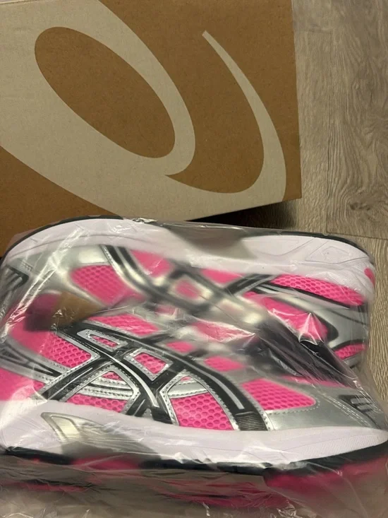 Asics Gel-1130 Pink and Silver Athletic Sneakers