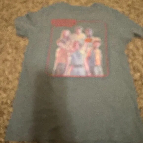 Stranger Things Graphic T Shirt Small 6-7 Old Navy Short Sleeve Gray Cotton