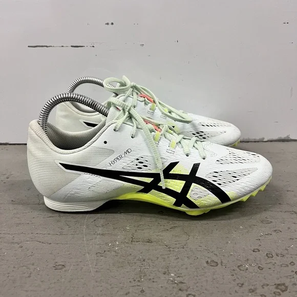 ASICS HYPER MD 8 Track & Field Spikes Size‎ 7 Soothing Sea Black Middle Distance