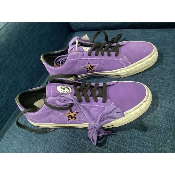Size 9 .5M/ 11 W- Converse Sean Pablo x One Star Pro Low Paradise - Wild Lilac