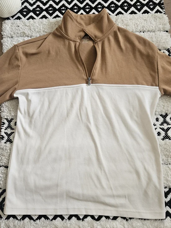 Old Navy Active Fleece Half-Zip in Camel