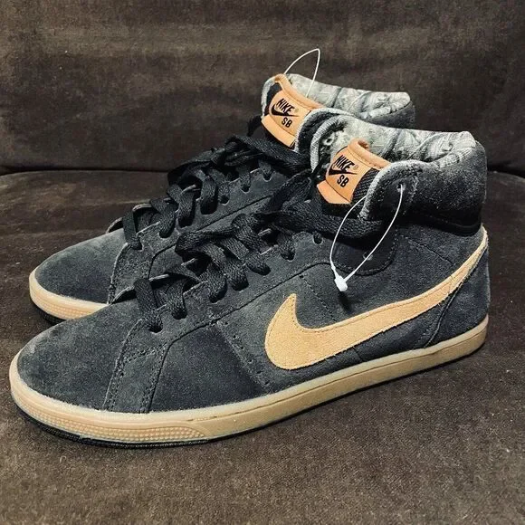 Nike SB Dunk Skateboarding Gum Rubber Soles Vintage OG 2010 Chocolate Suede 8.5