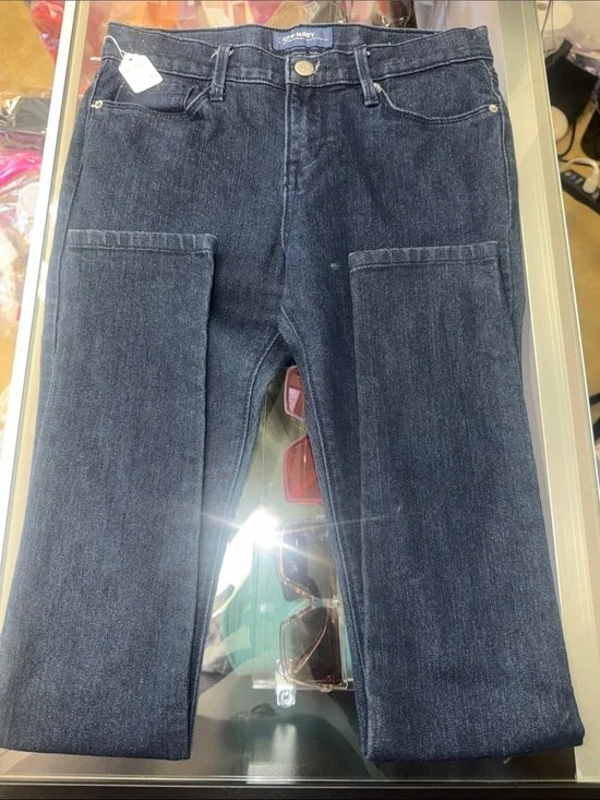 Old Navy Kids Dark Blue Straight-Leg Jeans