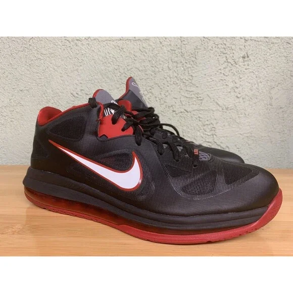 Nike LeBron Low Bred Size 12 Black Red‎ White 510811-003 2019