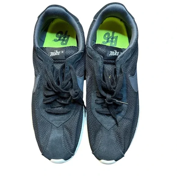 Nike Shoes Mens Size 11.5 Black Mesh Suede Athletic Sneakers‎ 802022-010