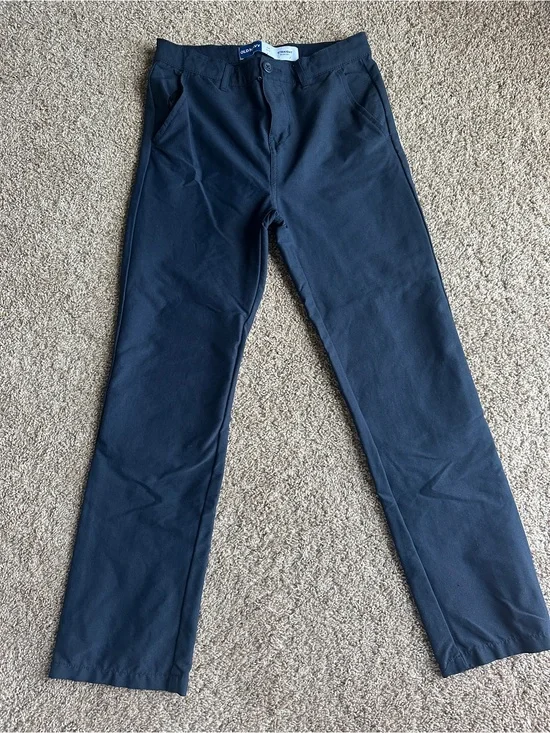 Boys Quick Dry Navy Chino Pants - old Navy