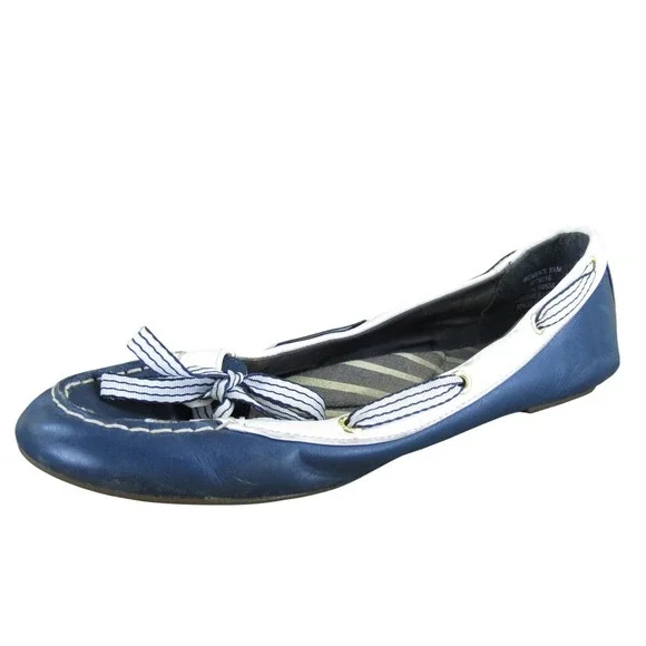 SPERRY Women's ‎ Boat Shoe Blue Leather Sz 8.5 Medium  Used 2025