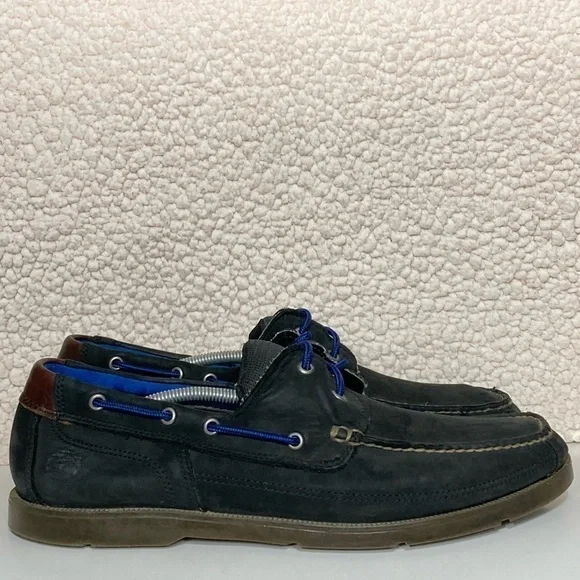 Timberland Mens Piper Cove Fog Leather Casual Comfortable Boat Shoes SZ US 13