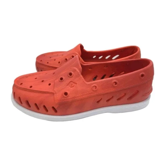 Sperry Men's Authentic‎ Original Float Boat Shoes Red Water-Friendly Size 7 New