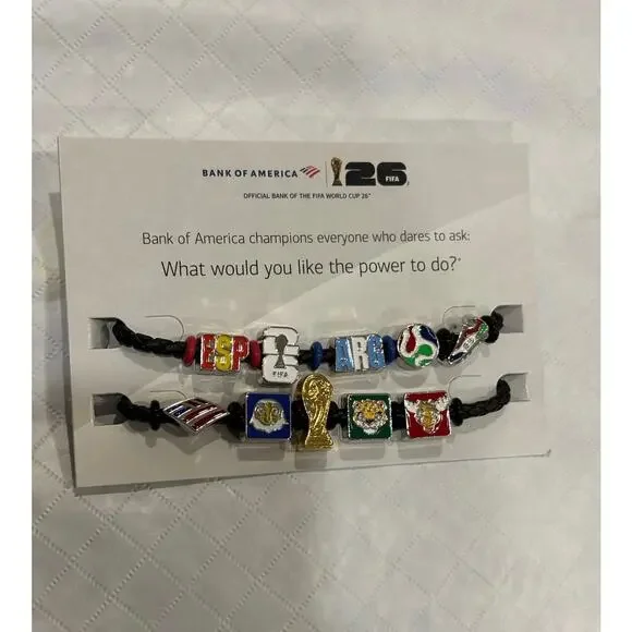 FIFA 2026 Spain vs Argentina Final Custom Bracelet Set Large