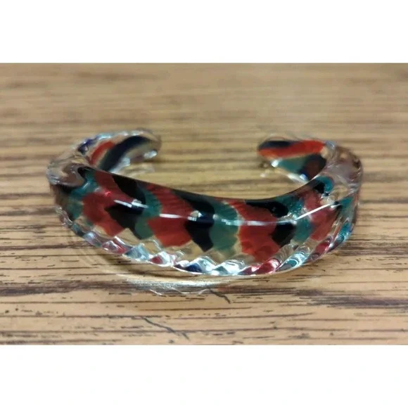 Handmade Art Glass Beautiful Bangle Bracelet