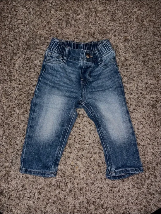 Old Navy Faded Blue Pull-On Kids Jeans