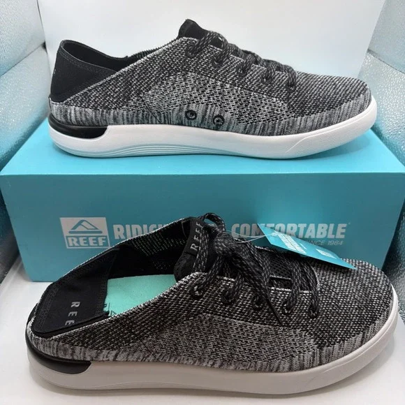 Reef Swellsole Neptune Shoes Mens Size 12 Charcoal Gray Light Comfort Sneaker