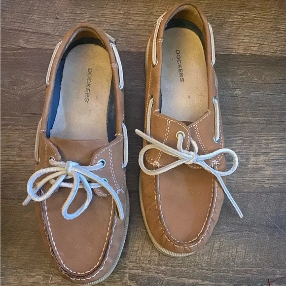 Dockers Tan Leather Upper Shoes
