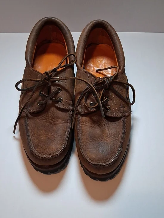 Timberland Men's Brown Leather Lace-Up Casual Shoes
