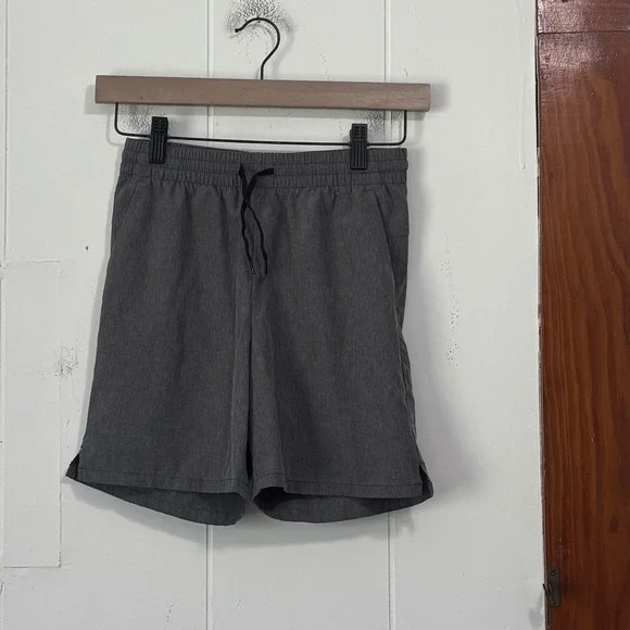 Old Navy Boys StretchTech Quick Dry Shorts Charcoal Gray L 10-12 Activewear
