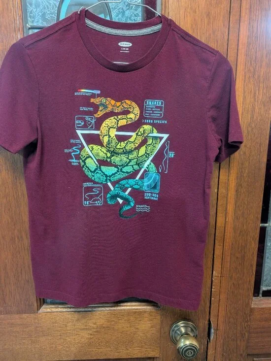 Boys graphic crew-neck t-shirt, size 10/12