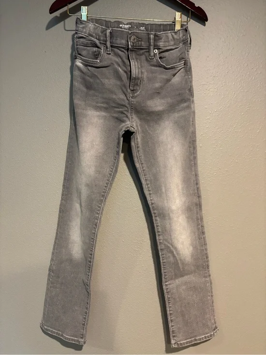 Old Navy Boys Slim Jeans in Gray Wash