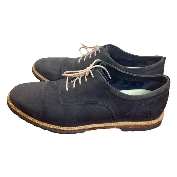 Cole Haan Grand‎ 360 WingTip Leather Navy Blue Dress Shoes Men's Size 11