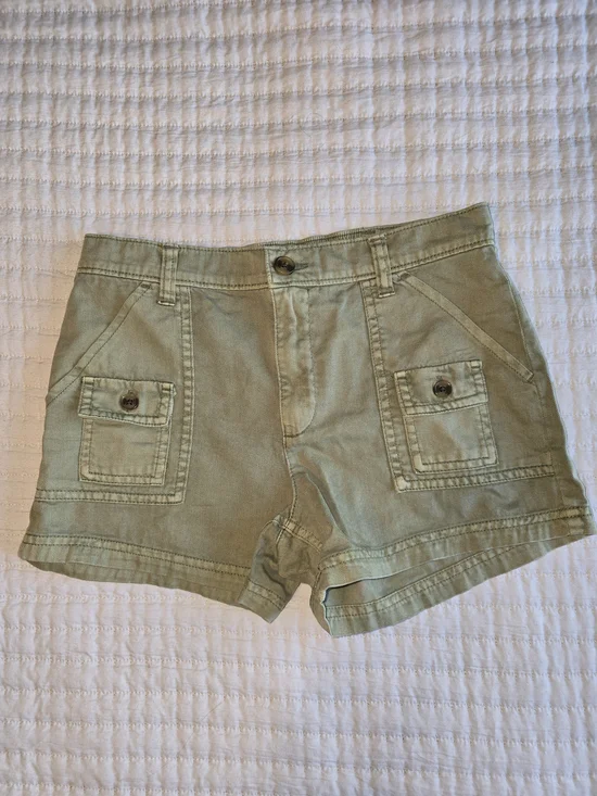 Old Navy Olive Utility Cargo Shorts