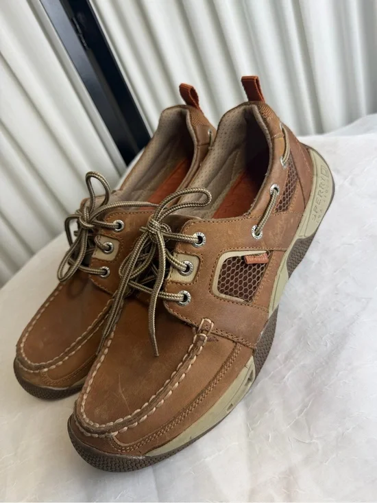 Sperry Men’s Brown Leather Boat Shoe - Casual Lace-Up