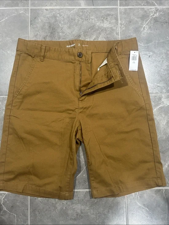 Old Navy Boys Brown/Tan Chino Shorts