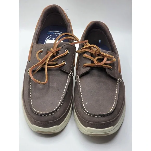 Nautica Zapato Shoes Mens Blue Boat Derby Cushioned Deck Casual‎ Size 8