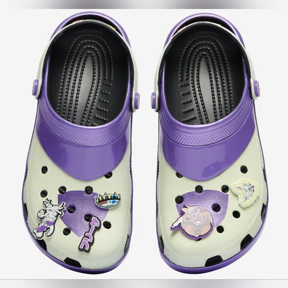 🔺️🆕️🔺️CROCS Mens Lavender and White Crocs.
