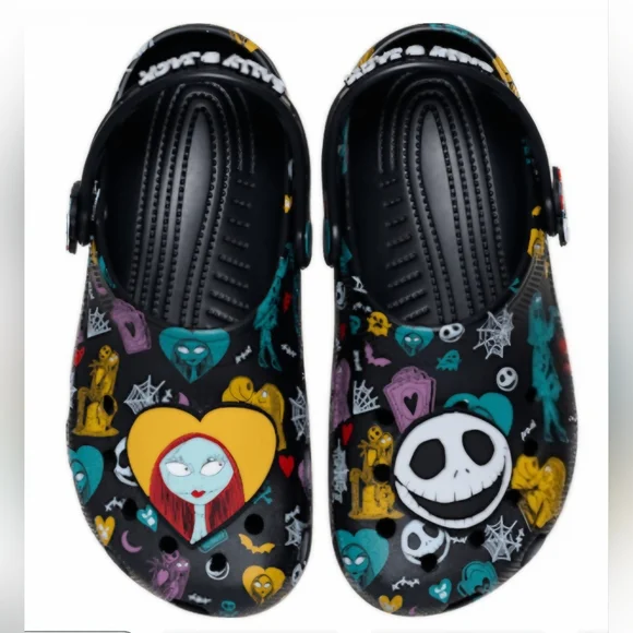 🔺️🆕️🔺️CROCS Jack And Sally- Nightmare Before Christmas.🐊