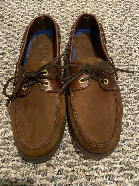 Sperry Brown Leather Boat Shoes