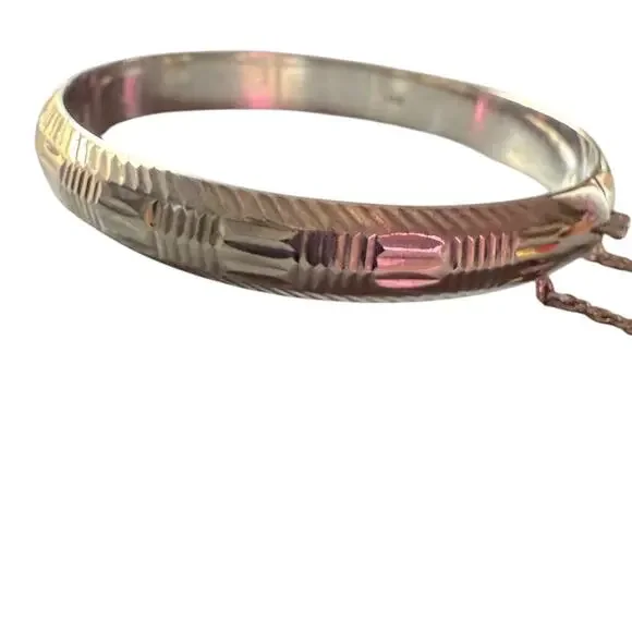 925 Sterling Silver Bangle Bracelet VINTAGE