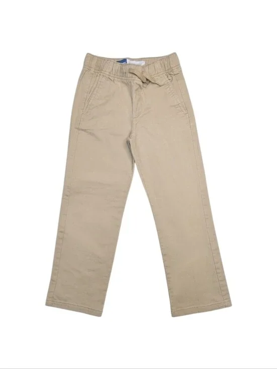 Old Navy Boy's Straight Built-In Flex Khaki Pants | Size M (8)