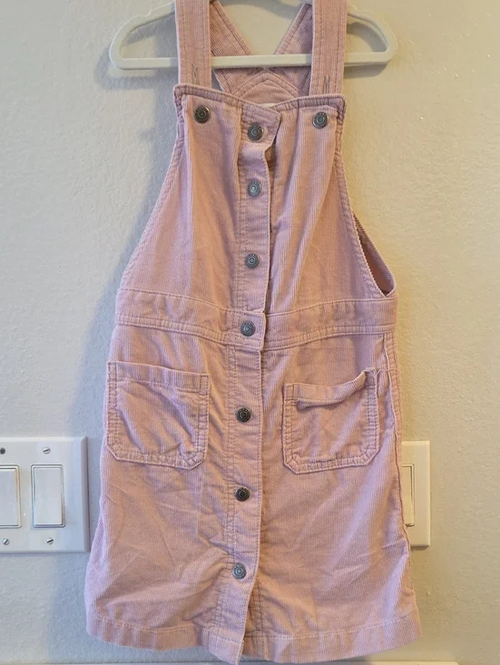 Old Navy Dusty Pink Corduroy Pinafore