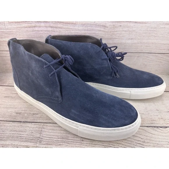 To Boot New York Adam Derrick Woodrow Navy Blue Suede Men's Casual Shoes Size 12