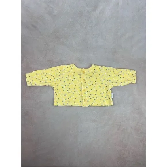 Vintage Star Celestial Style Top 0-3M Baby Newborn 90s Y2K
