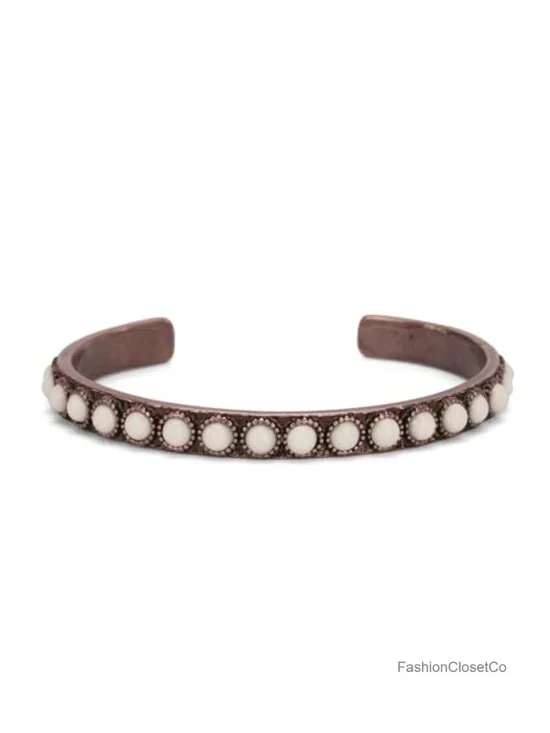 Handcrafted Bohemian Open Cuff Bangle Bracelet for Women