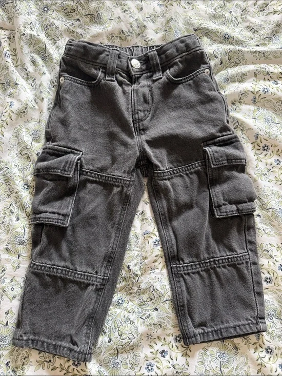 Old Navy Dark Gray Cargo Pants for Kids