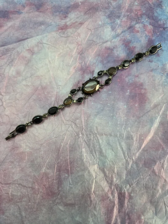 Women's Smoky Brown Gemstone Bracelet - Unbranded