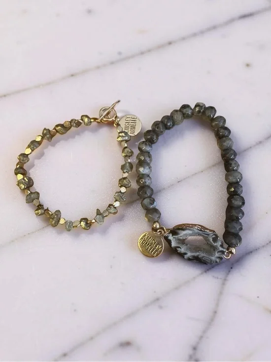 Kinsley Armelle Geode Collection Bracelets