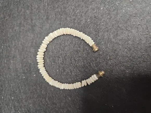 White Puka Shell Bracelet 7