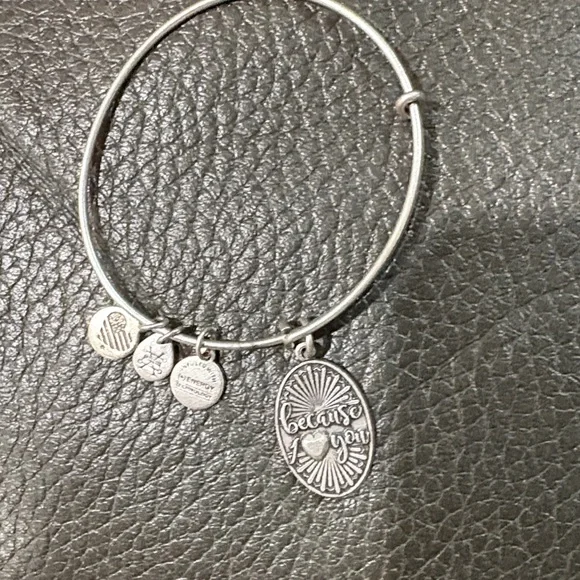 Alex and ani “because I love you” charm bracelet